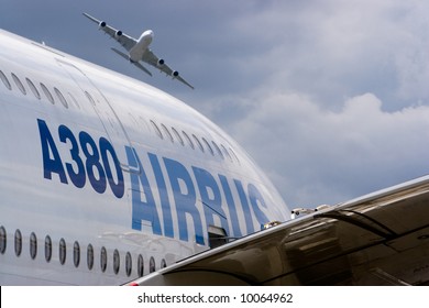 2 Airbus A380 With Logo
