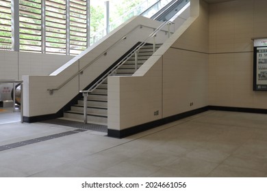 2 July 2021 The Modern Station, Stairs Of Subway Station