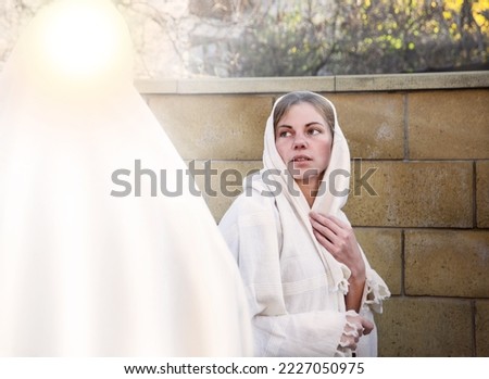 2 modest holy bless devot awe young saint human faith pray Lord hand ask help life jew maid lady face fear old retro white arab dress cloth. Admire joy glory gospel hope israeli home yard garden house