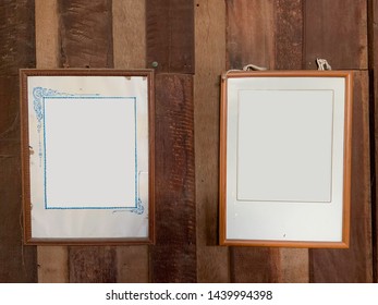 2 picture frames with a white background.