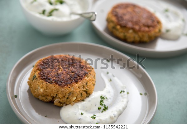 2 Plates Vegetarian Oatmeal Cottage Cheese Stock Photo Edit Now