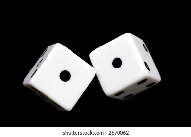 2 Rolling White Dice