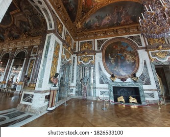 2 September 2020. View Of The Peace Room, At The Palace Of Versailles, France. 