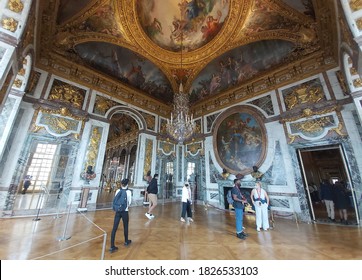 2 September 2020. View Of The Peace Room, At The Palace Of Versailles, France. 