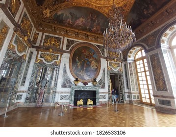 2 September 2020. View Of The Peace Room, At The Palace Of Versailles, France. 