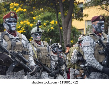 20 July 2018, Bogota, Colombia - Special Forces At The Colombian Independence Day Military Parade