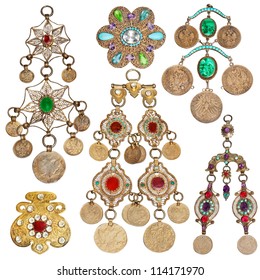 200 Year Old Jewelery Set  | Set Of Eastern Vintage Accessories.