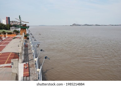 Malecón 2000 And The Guayas River.