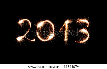 2013 made of sparkles