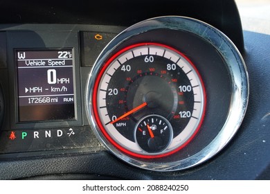 2013 Vehicle Speed Odometer Dashboard