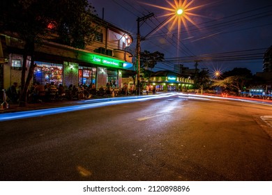 2015 August, Vila Madalena, Sao Paulo, Brazil - Vila Madalena, Bohemian Neighborhood Of Sao Paulo City At Night