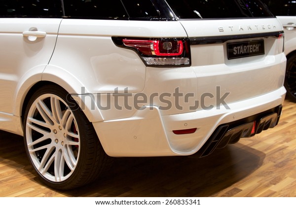 2015 Startech Range Rover Sport presented the
85th International Geneva Motor Show on March 3, 2015 in Palexpo,
Geneva, Switzerland