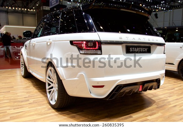2015 Startech Range Rover Sport presented the\
85th International Geneva Motor Show on March 3, 2015 in Palexpo,\
Geneva, Switzerland