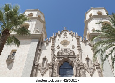 2016.04.25 - Tucson, Arizona, USA: Cathedral Of Saint Augustine In Tucson. It Is The Mother Church Of The Roman Catholic Diocese Of Tucson.