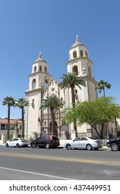 2016.04.25 - Tucson, Arizona, USA: Cathedral Of Saint Augustine In Tucson. It Is The Mother Church Of The Roman Catholic Diocese Of Tucson.