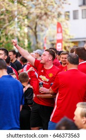 2017 May 24 - Manchester United Supporter Party At Rörstrandsgatan In Stockholm Before The 2017 UEFA Europa League Final