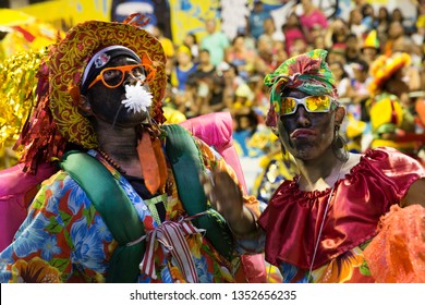 2017.02.28. Popular culture: Maracatu Cruzeiro do Forte. Event of maracatu de baque solto, music and dance typical of the carnival of Recife, Pernambuco, northeastern Brazil. 