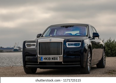 2018-09-04, Riga, Latvia: 2018 NEW Rolls Royce Phantom Editorial Photo Shoot