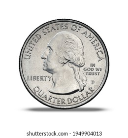 2019 American Memorial Park Coin On White Background