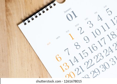 2019 desk calendar