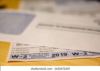 2019 IRS W-2 Tax Form For Earned Income