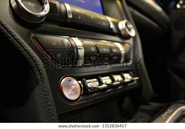 2019 Mustang Gt Interior Stock Photo Edit Now 1352836457