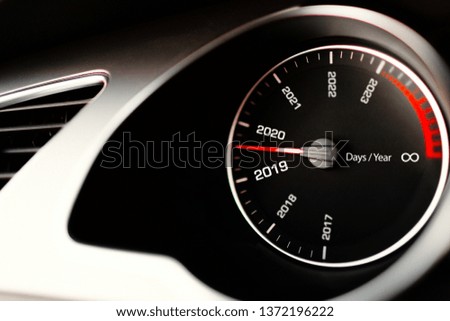 2019 year car speedometer