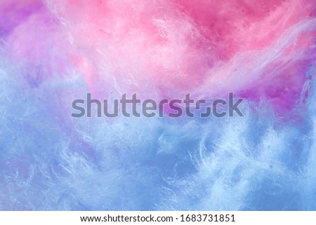 2020 classic blue trend color  background. Blue, pink, purple cotton candy, Macro