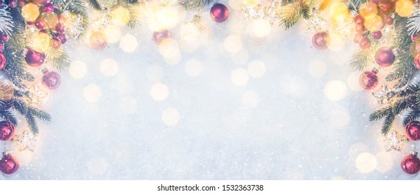 2020 Merry Christmas and New Year holidays background. 