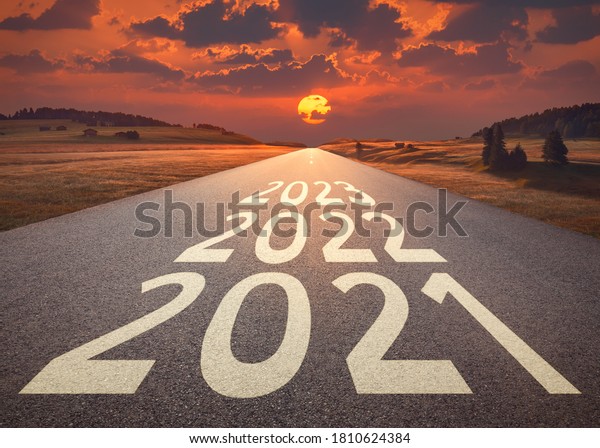 2021 2022 2023 New Year Written Stock Photo (Edit Now) 1810624384