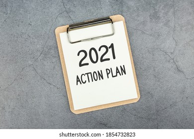 2021 Action Plan On Notebook