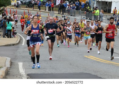 2021 Boston Marathon 125th Running Annual Stock Photo 2056522772 ...