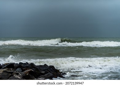 2021, Skagen, Denmark. Vesterhavet - Skagerak, Grenen, Denmark