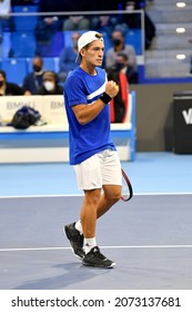 2021-11-10 - Next Gen ATP Finals Milan - Baez Sebastian (ARG) In Action Against Korda Sebastian (USA)