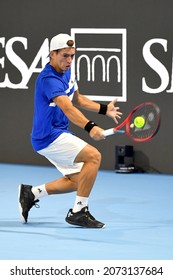 2021-11-10 - Next Gen ATP Finals Milan - Baez Sebastian (ARG) In Action Against Korda Sebastian (USA)