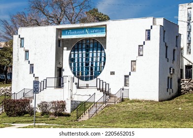 2022-04-02 Tulsa USA - Spotlight Theater Iconic Art Deco Tulsa Landmark Hosting Childrens Theater And Long Running Old-time Fun Entertainment With Talent Show And Melodrama