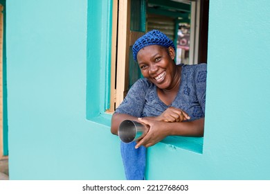 2022.10.04 Dominican Republic Anamuya. Portrait Of An African American Haitian Woman.