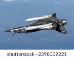 2023030`1 French Mirage 2000D during air to air refueling overhead southern France 