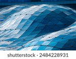 2023-07-27; Glass roof of Golden Terraces shopping mall in Warsaw city. Poland