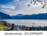 2024 Beautiful view on lake Geneva and Montreux