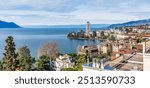 2024 Beautiful view on lake Geneva and Montreux