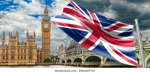 2024 United Kingdom elections
Flag of the United Kingdom UK flag Keir Starmer Labour Party - Powered by Shutterstock