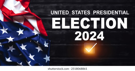 2024 USA  Presidential Elections concept. Go vote and make the right choice.Presidential Elections 2024 in America.US elections, voting concept. - Powered by Shutterstock