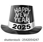 2025 happy new year hat