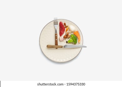 20:4 intermittent fasting diet concept. - Shutterstock ID 1594375330