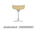 20th Century cocktail on white background