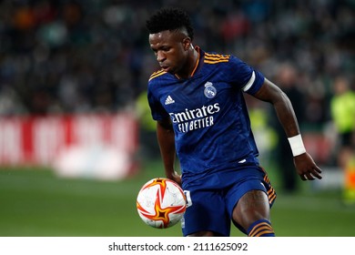 20th January 2022; Estadio Martinez Valero, Elche, Spain; La Liga Football, Elche CF Versus Real Madrid; Vinicius Jr. Of Real Madrid