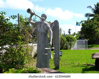 20th October 2016, Sculpture At The Front Of National Art Gallery Of The Bahamas, Nassau, Bahamas