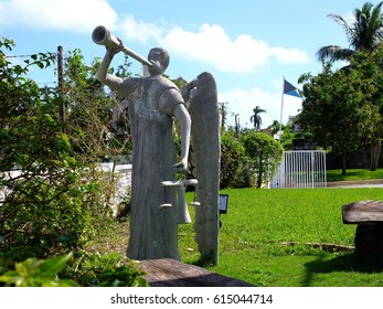 20th October 2016, Sculpture At The Front Of National Art Gallery Of The Bahamas, Nassau, Bahamas