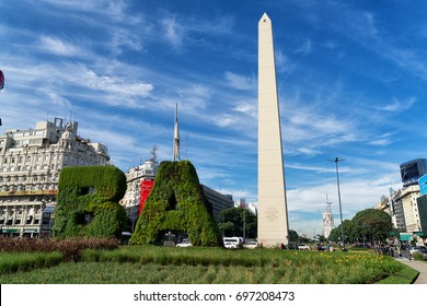 21 Apr 16 : The Obelisk Of Buenos Aires, Centre Of The City - Argentina